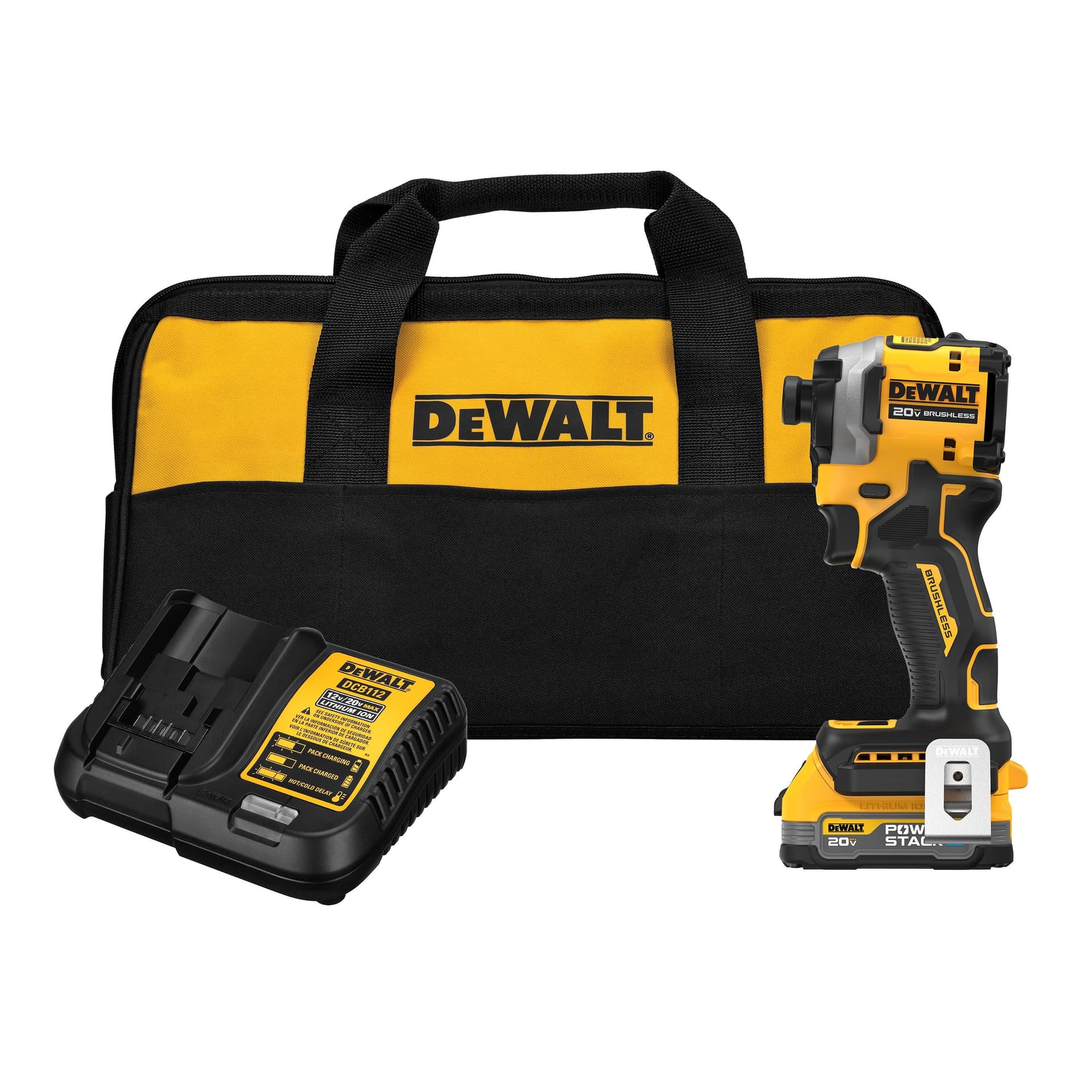 ATOMIC 20V MAX 3 Speed 1/4" Impact Driver Kit w/ POWERSTACK Battery