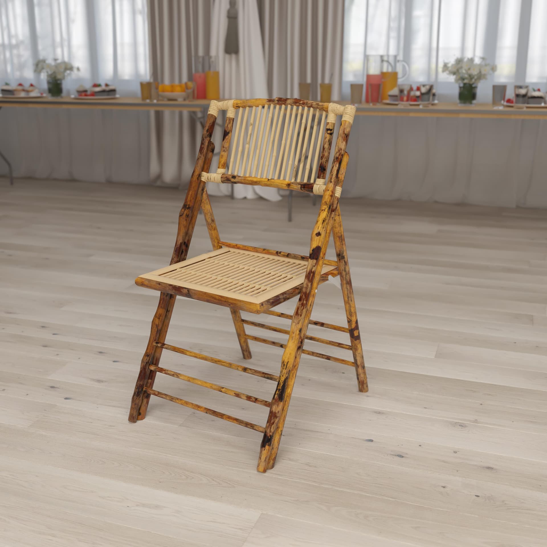 Bamboo Wood Folding Chair