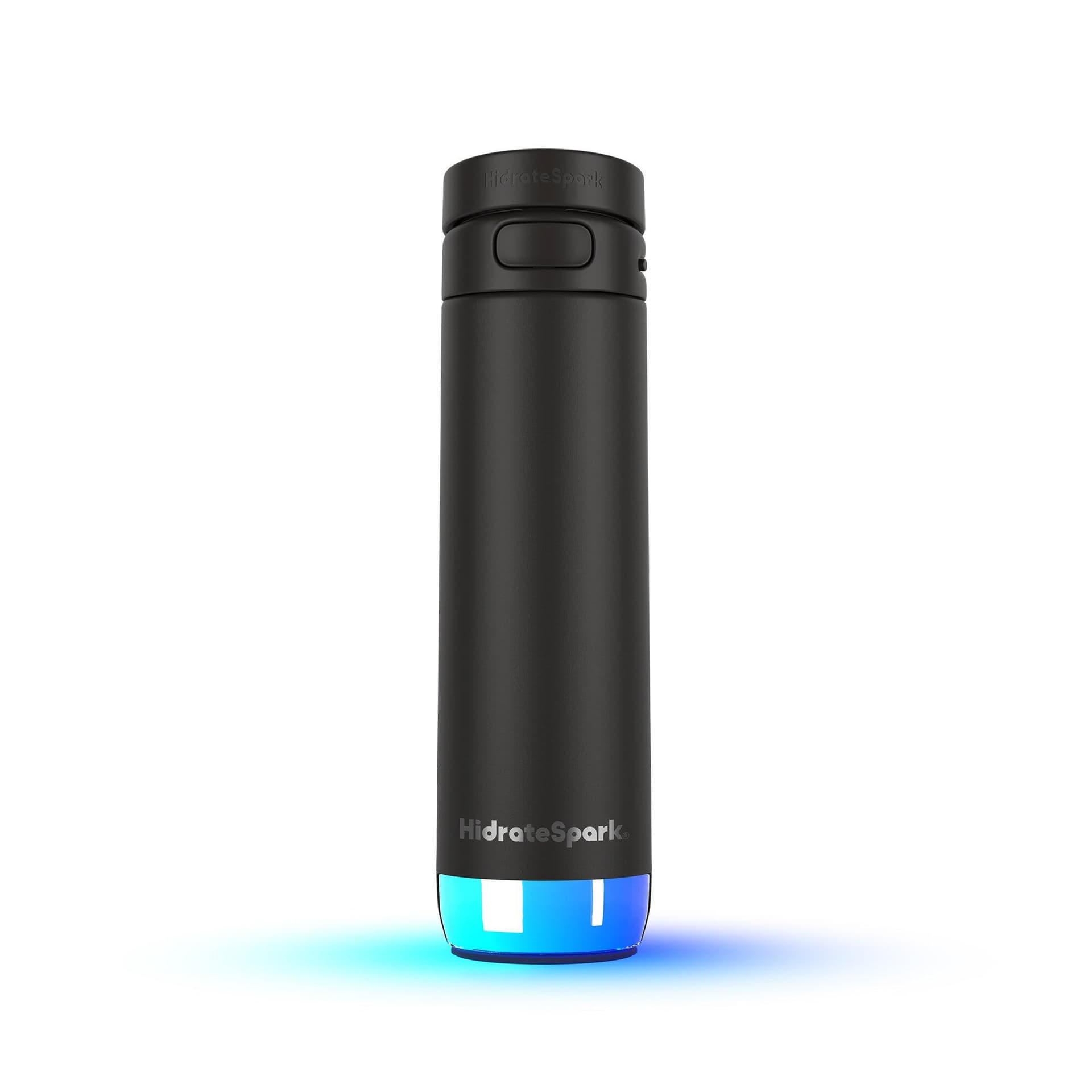 21oz HidrateSpark PRO 2 Smart Bottle w/ Chug Lid Black