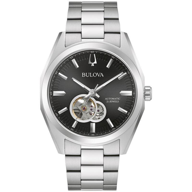 Men's Surveyor Automatic SS Watch Black Dial