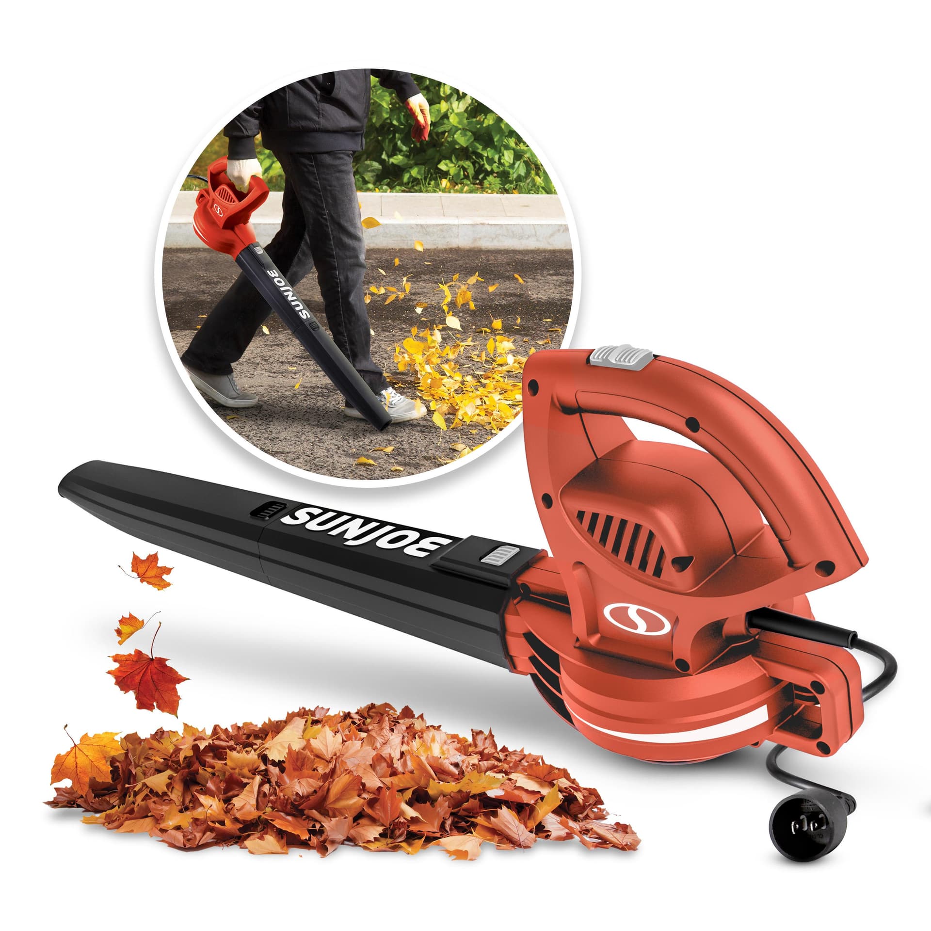 Compact Electric Blower, Red