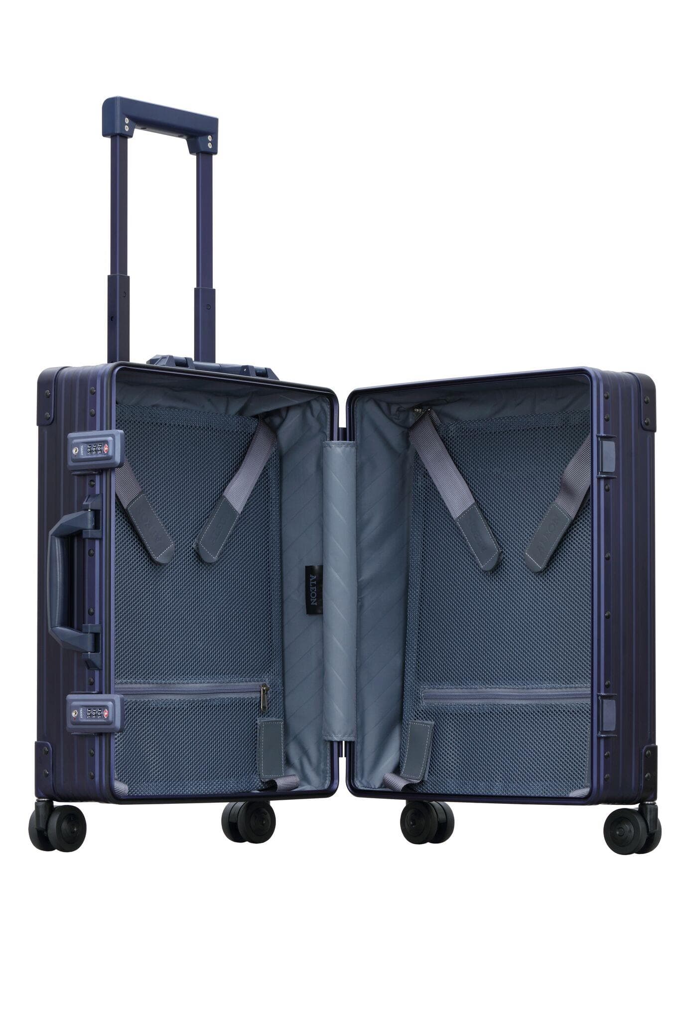 Aleon 21" Carry-On Aluminum Hardside Luggage (Sapphire) Blue