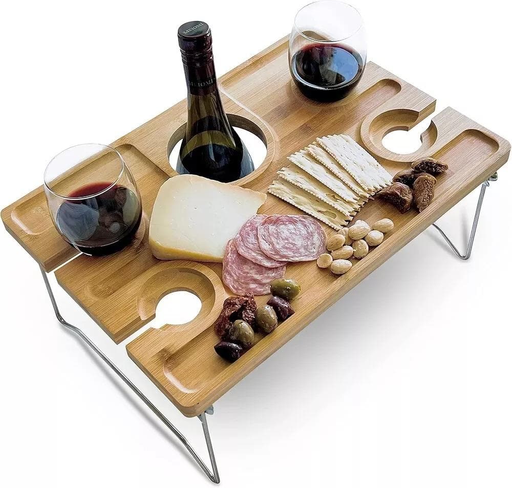 Indoor/Outdoor Folding Wine Picnic Table