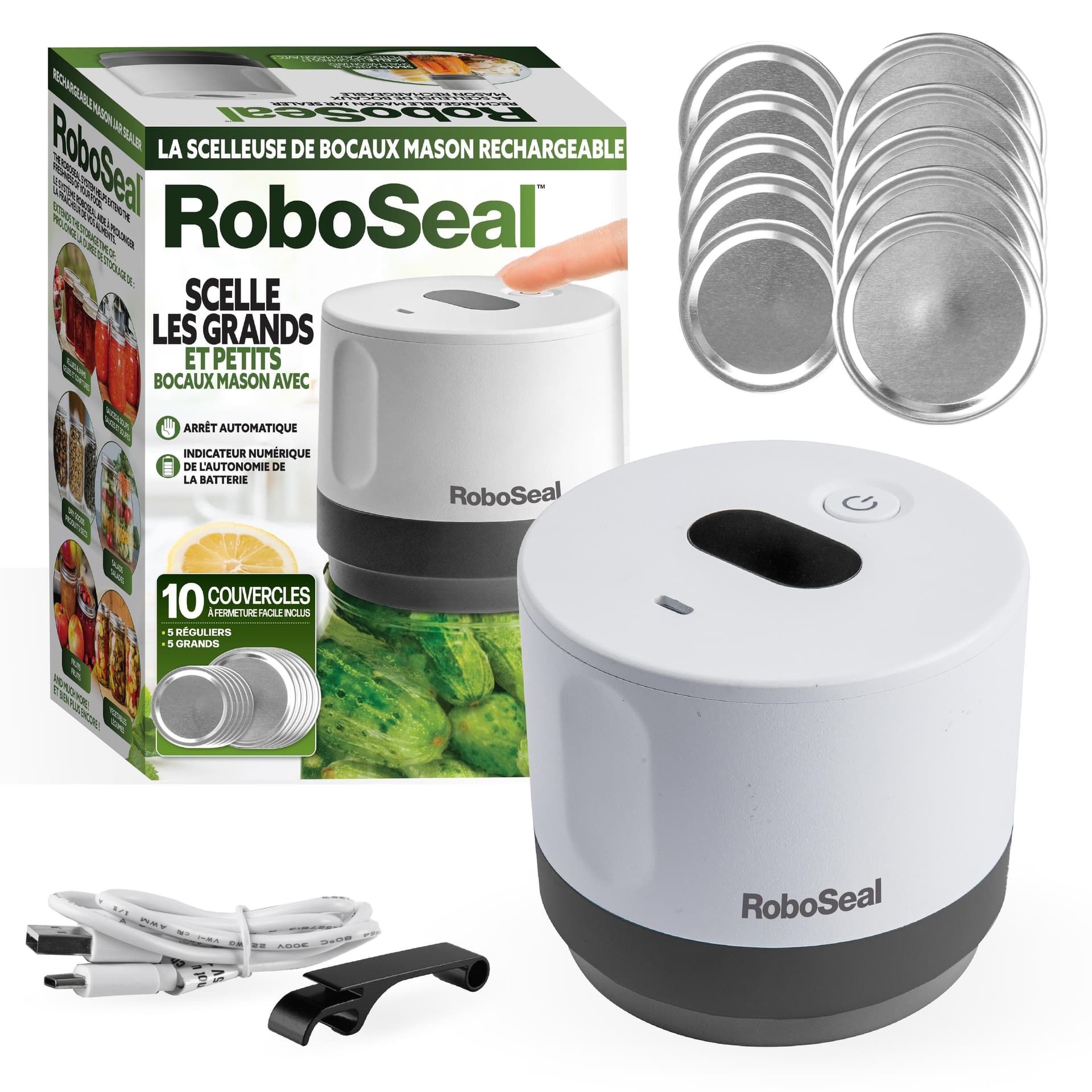 Mason Jar Sealer Size 10 Lids