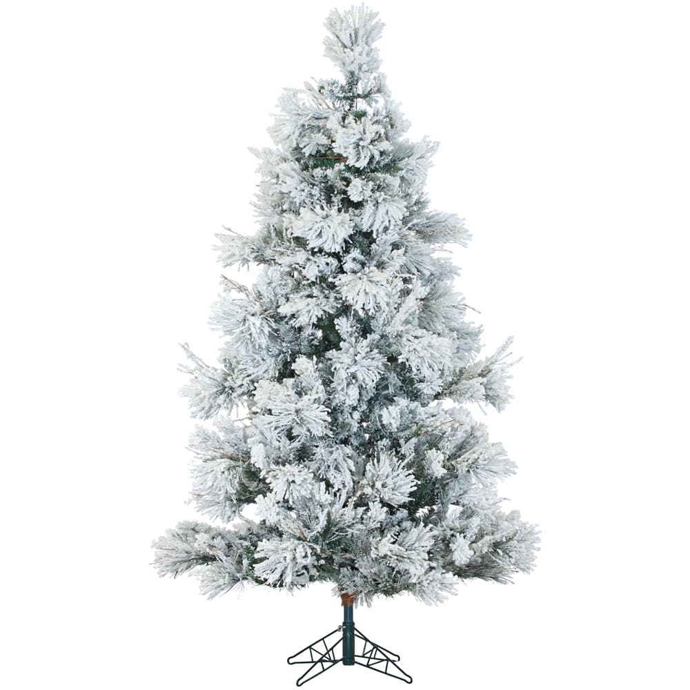 12-Ft. Flocked Snowy Pine Christmas Tree