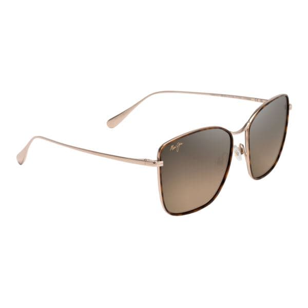 Tiger Lily Polarized Sunglasses Dark Tortoise Frame HCL Bronze Lens