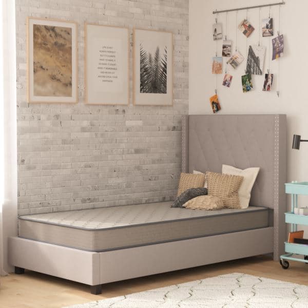 6" Hybrid Innerspring Mattress, King Mattress in a Box - Premium Mattress