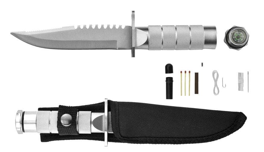 Survival Knife with Built-in Kit