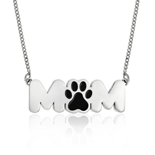 Joyful Sentiments Mom Paw Pendant Necklace