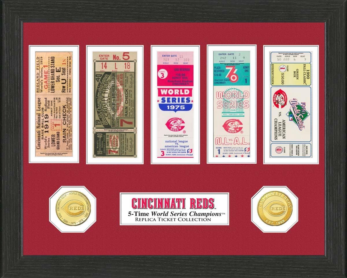 Cincinnati Reds WS Ticket Collection