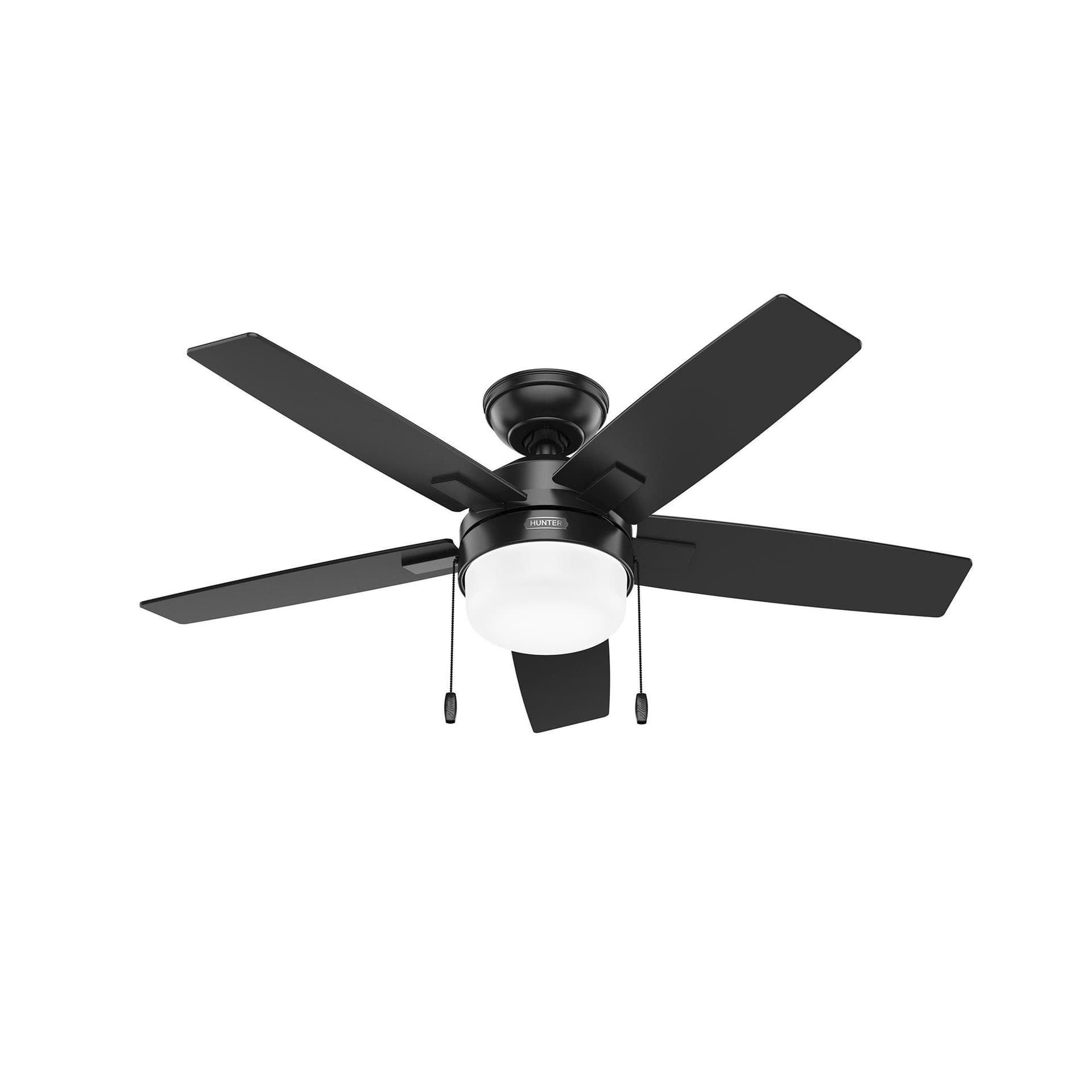 Anisten 44" Ceiling Fan w/ LED Light Matte Black