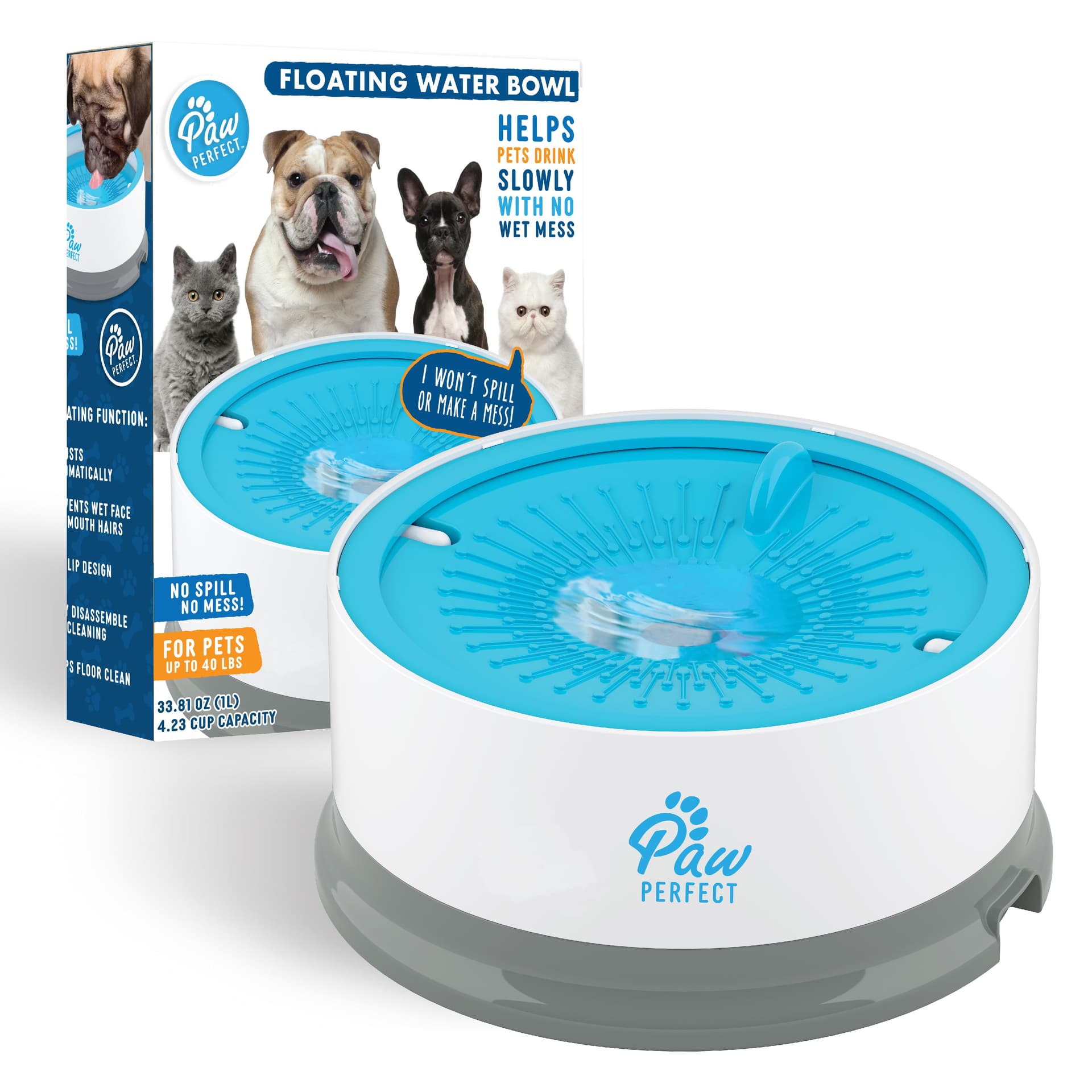 Floating Water Bowl Size 34oz