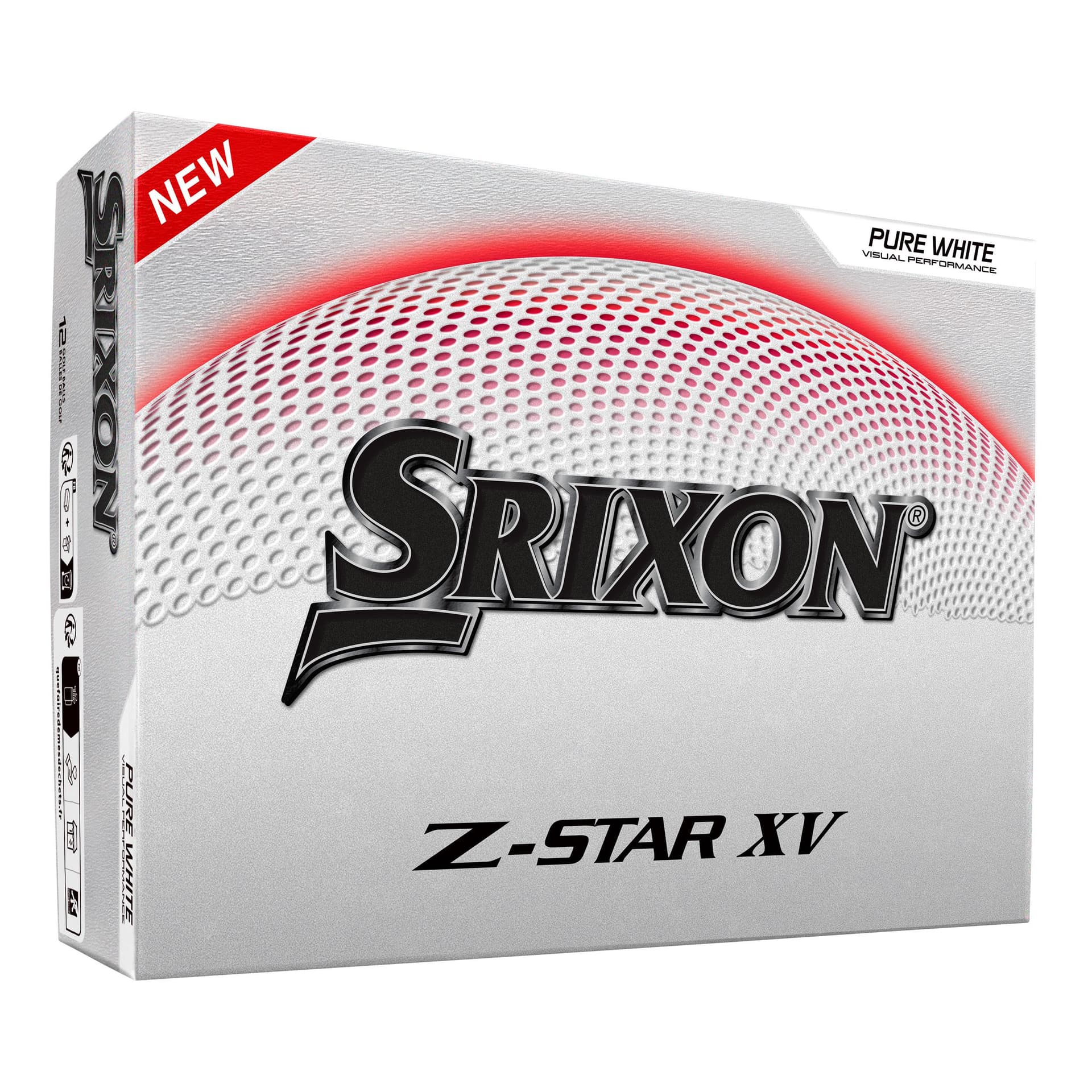 Srixon Z-Star XV 9 White Golf Balls - 1 Dozen