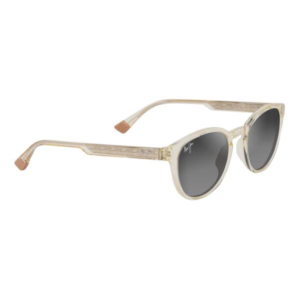 Hiehie Polarized Sunglasses Shiny Yellow Frame Neutral Gray Lens