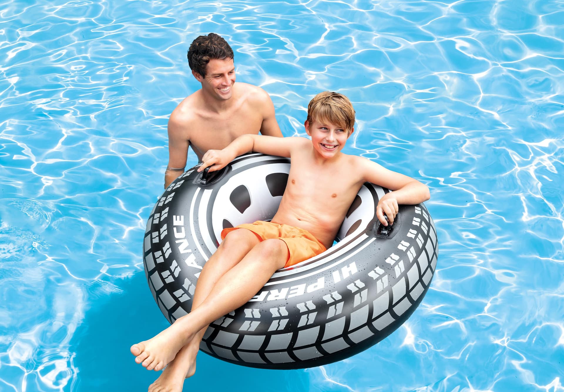 Monster Truck Inflatable Pool Swim Tube