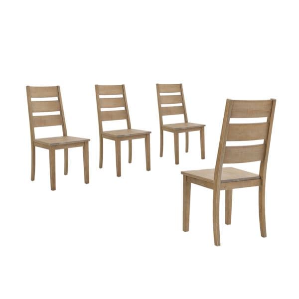 Joanna 4-Piece Ladder Back Dining Chair Set