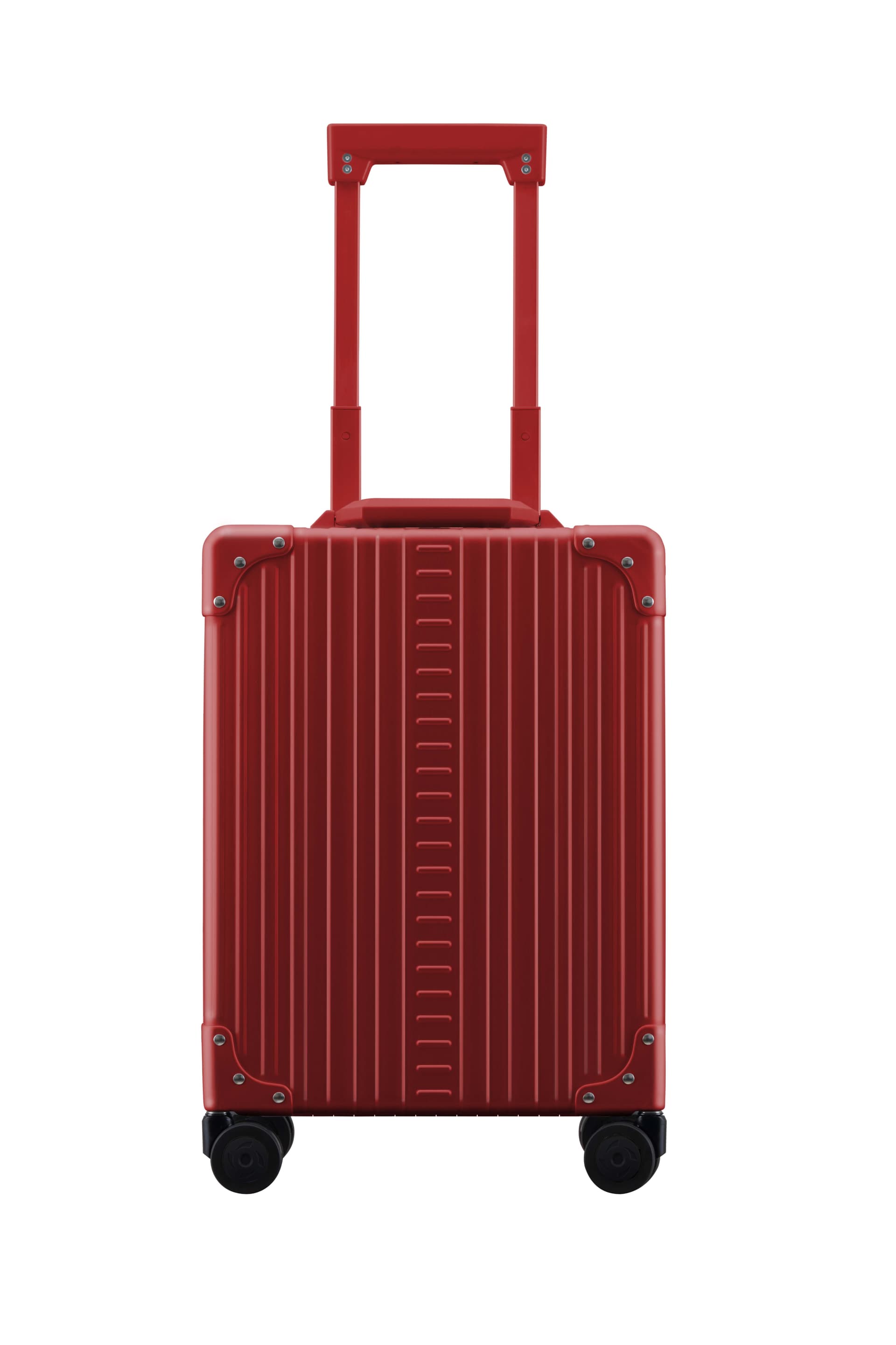 Aleon 20" Vertical Carry-On Aluminum Hardside Luggage or Business Briefcase (Ruby) Red
