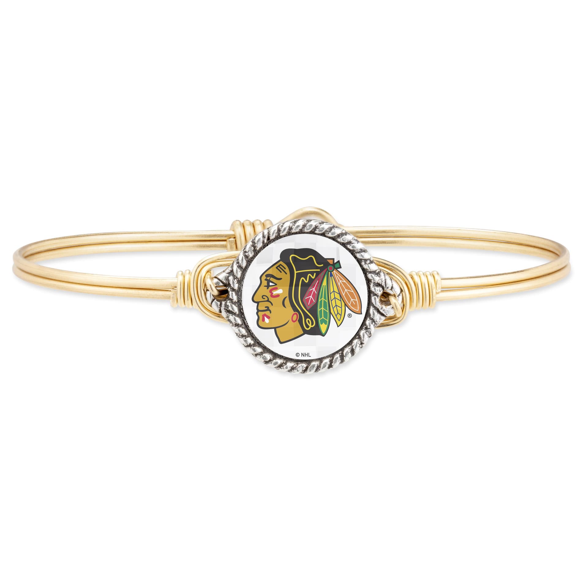 Chicago Blackhawks Bangle Bracelet Size Regular