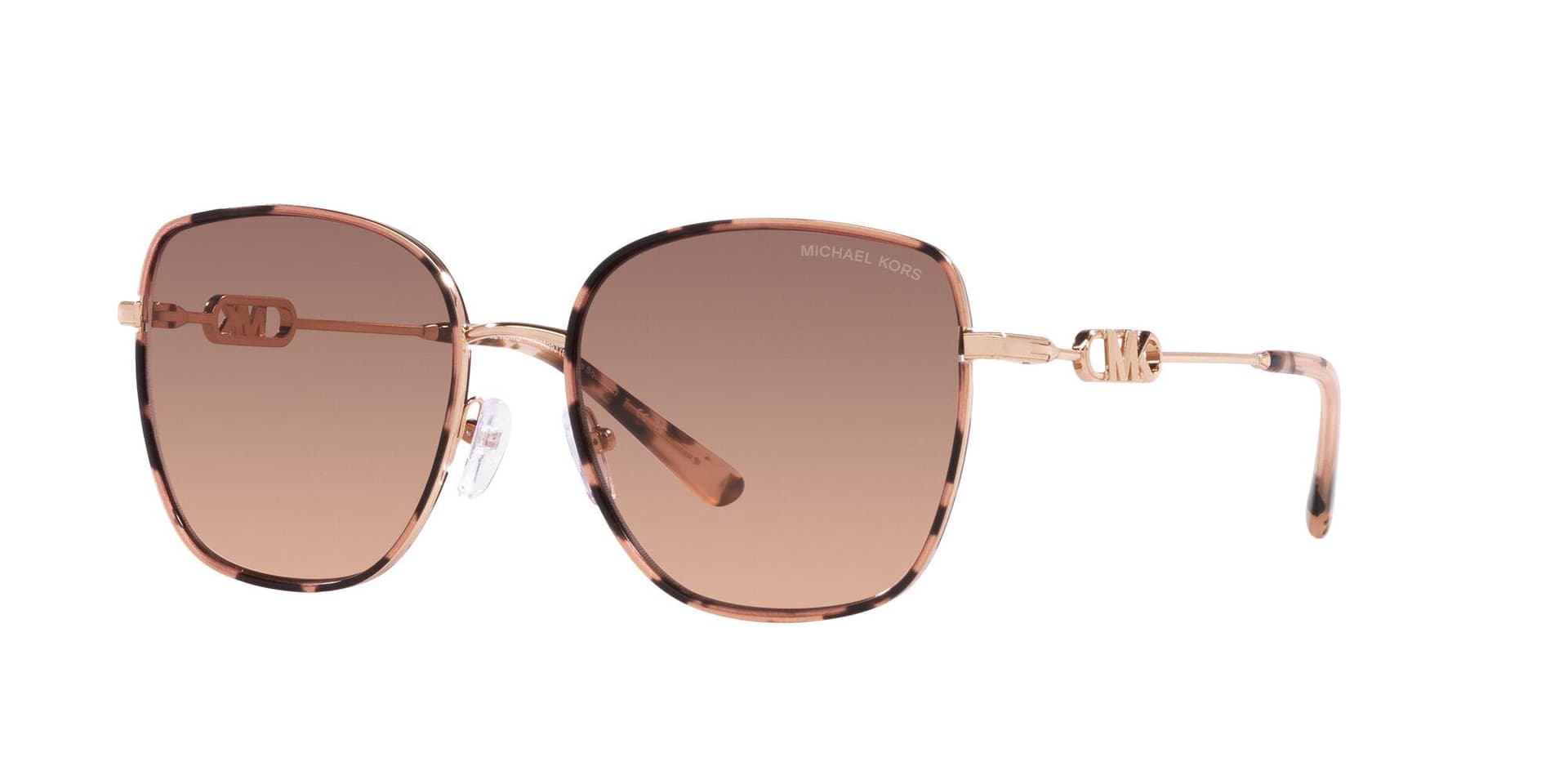 Empire Square 2 Sunglasses - Rose Gold / Pink Tortoise
