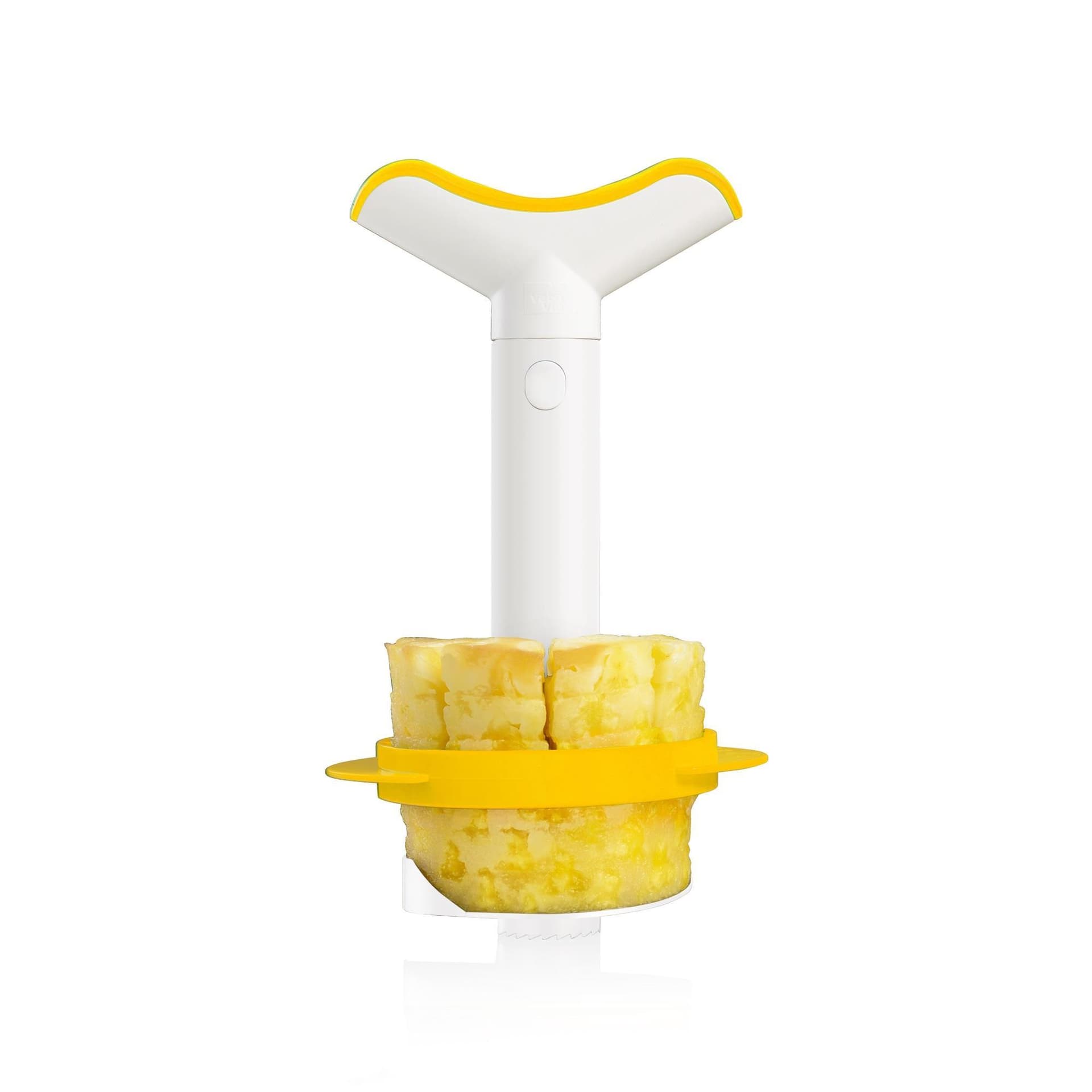 Vacu Vin Pineapple Slicer w/Wedge - White/Yellow