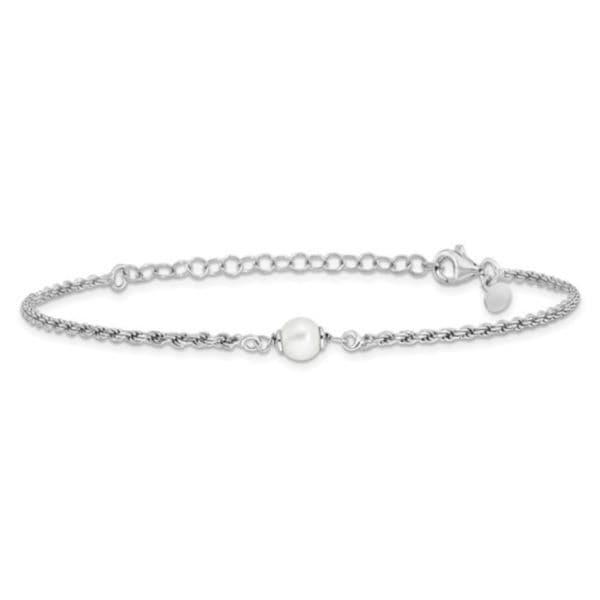Sterling Silver Braclet with Pearl