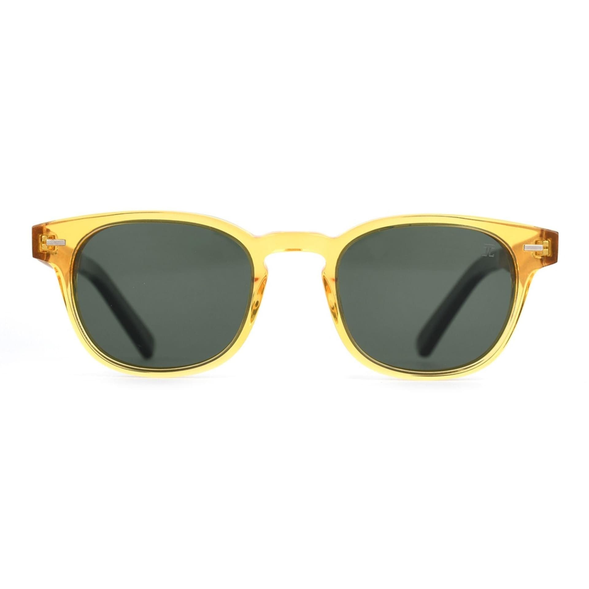 Honeycomb - Acetate & Maple Wooden Sunglasses Yellow