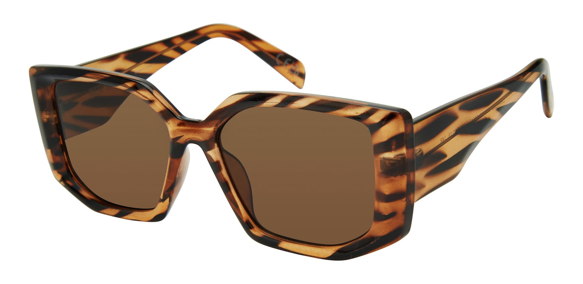 Charlez Cat-Eye Sunglasses - Brown Tiger