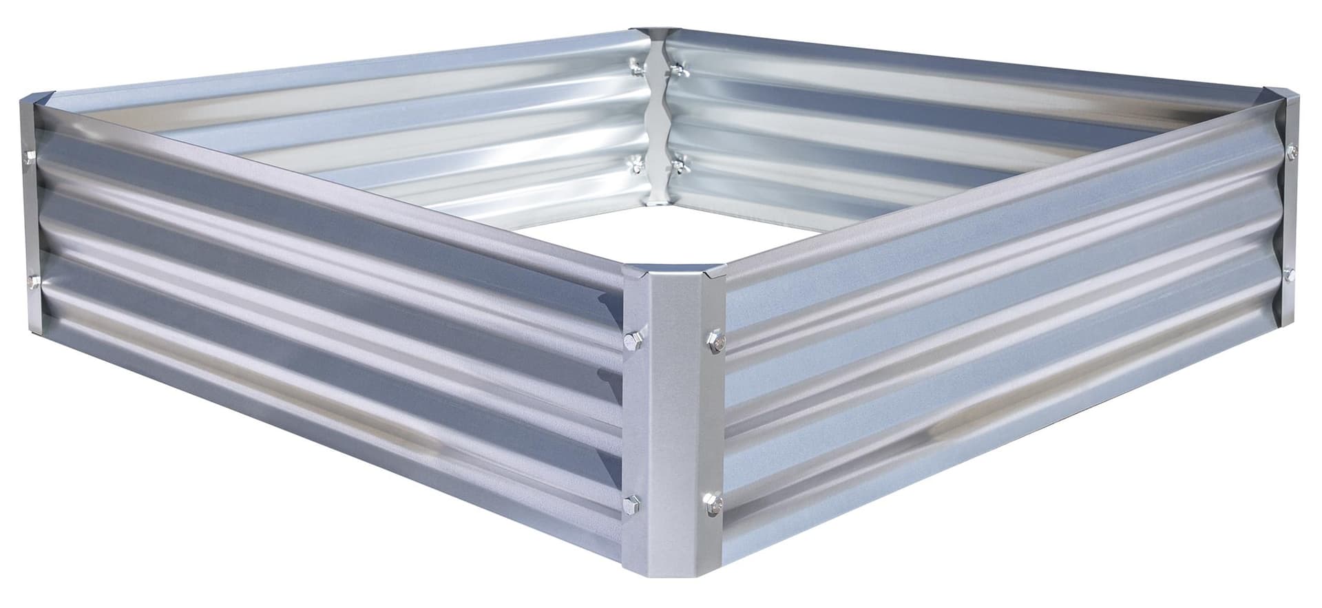 Grow It Raised Bed Garden, Galvanized Size 40x40x11