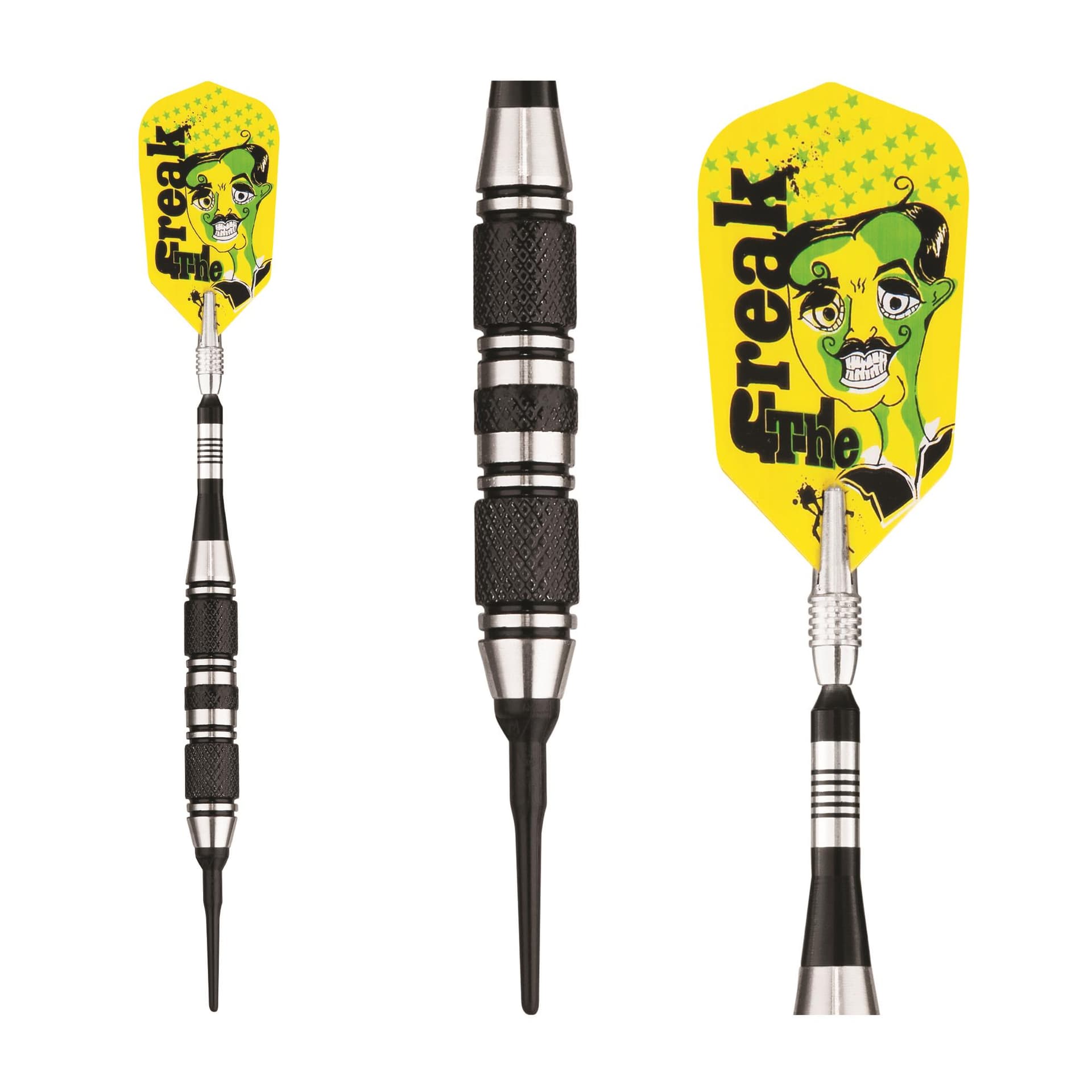 Viper The Freak Soft Tip Darts 3 Knurled Rings Barrel 18 Grams