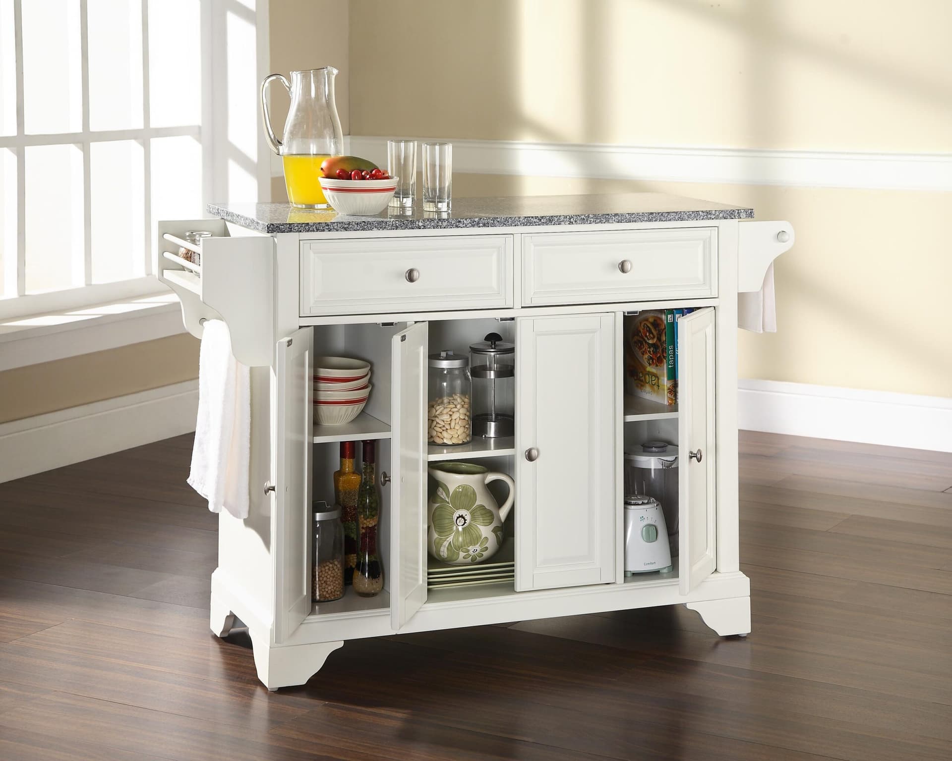 Lafayette Granite Top Full Size Kitchen Island/Cart