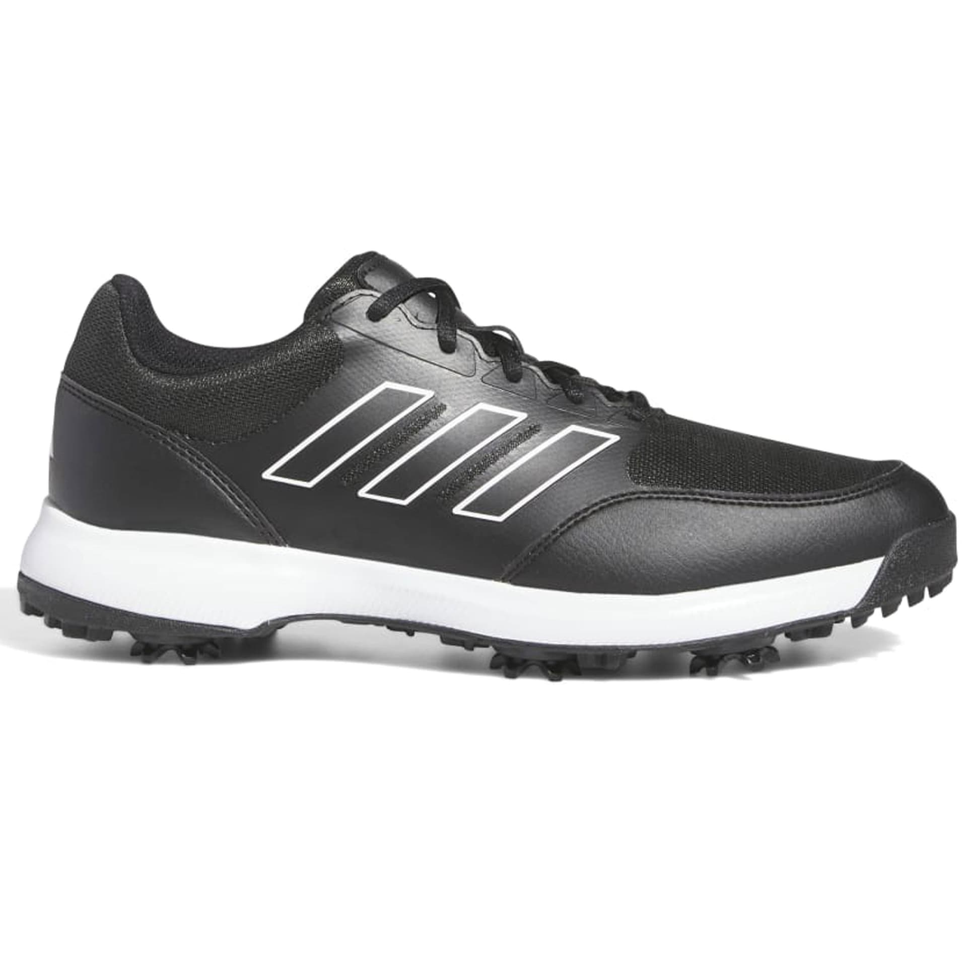 Adidas Tech Response 3.0 Golf Shoes - Black/White/9