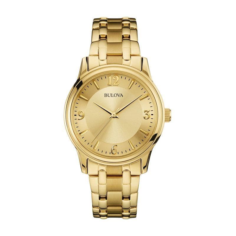 Mens Corporate Collection Gold-Tone Stainless Steel Watch Gold Dial