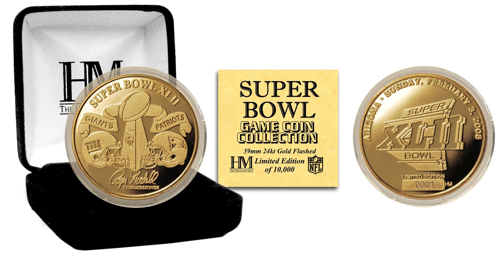 Super Bowl XLII Flip coin