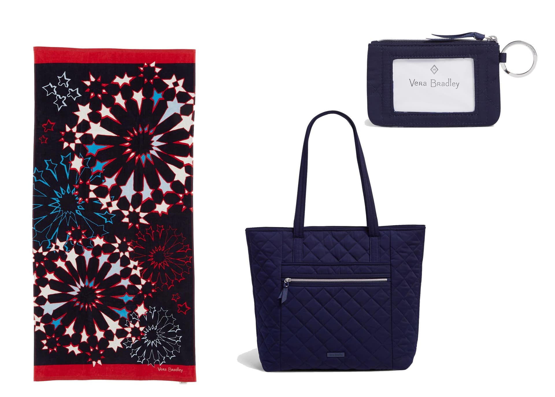 Beach Towel, Vera Tote and Zip ID Package