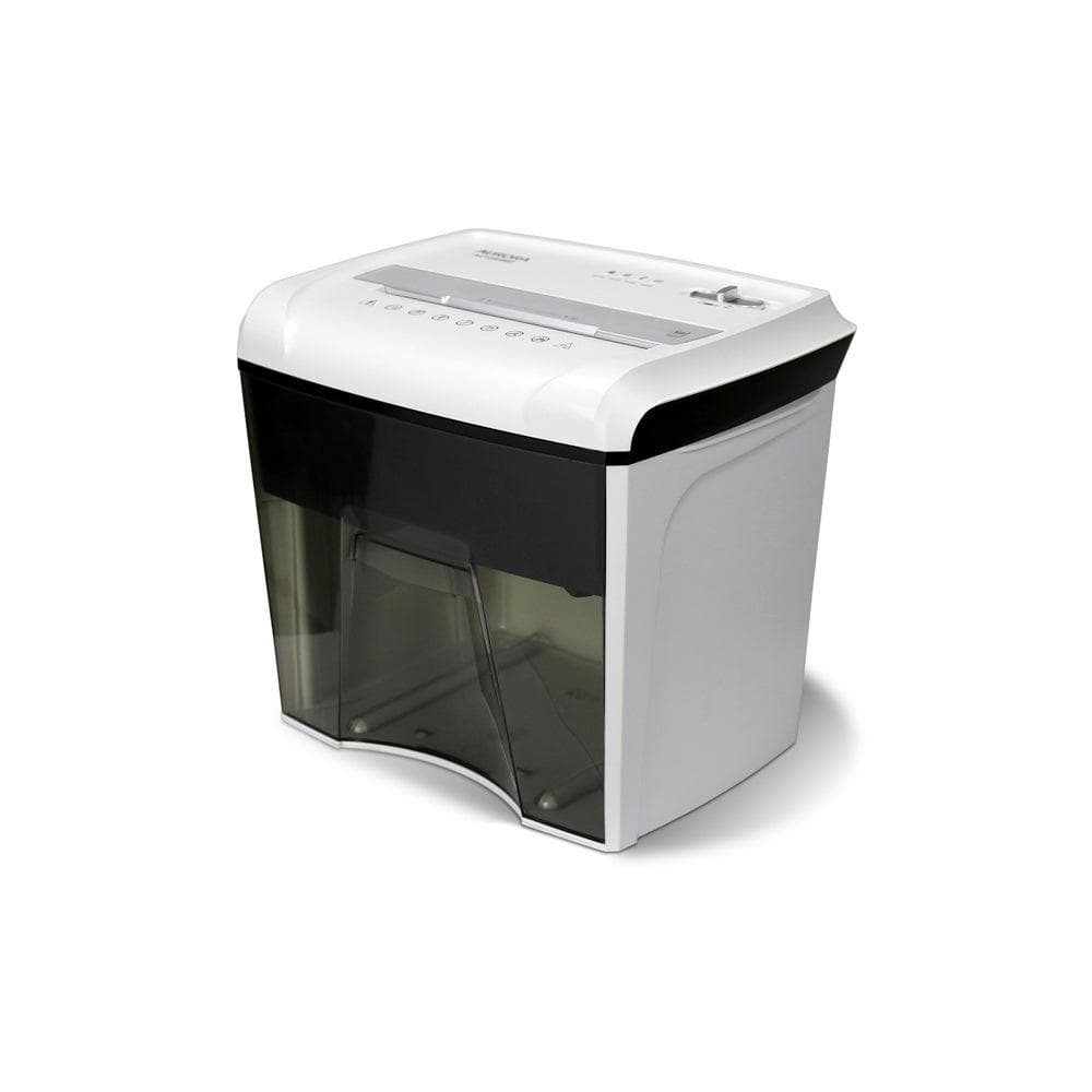 Compact Desktop-Style 12 Sheet Micro-Cut Paper/CD/Credit Card Basket Shredder