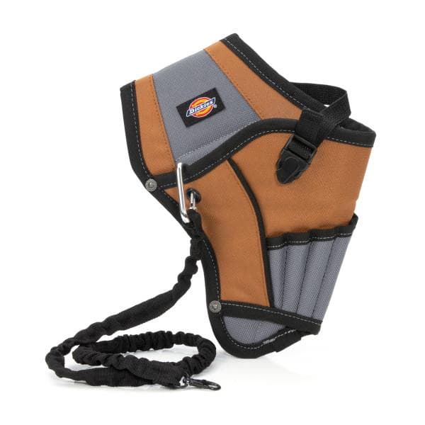 Dickie's 5 Pocket Drill Holster with Safety Tether: Tan