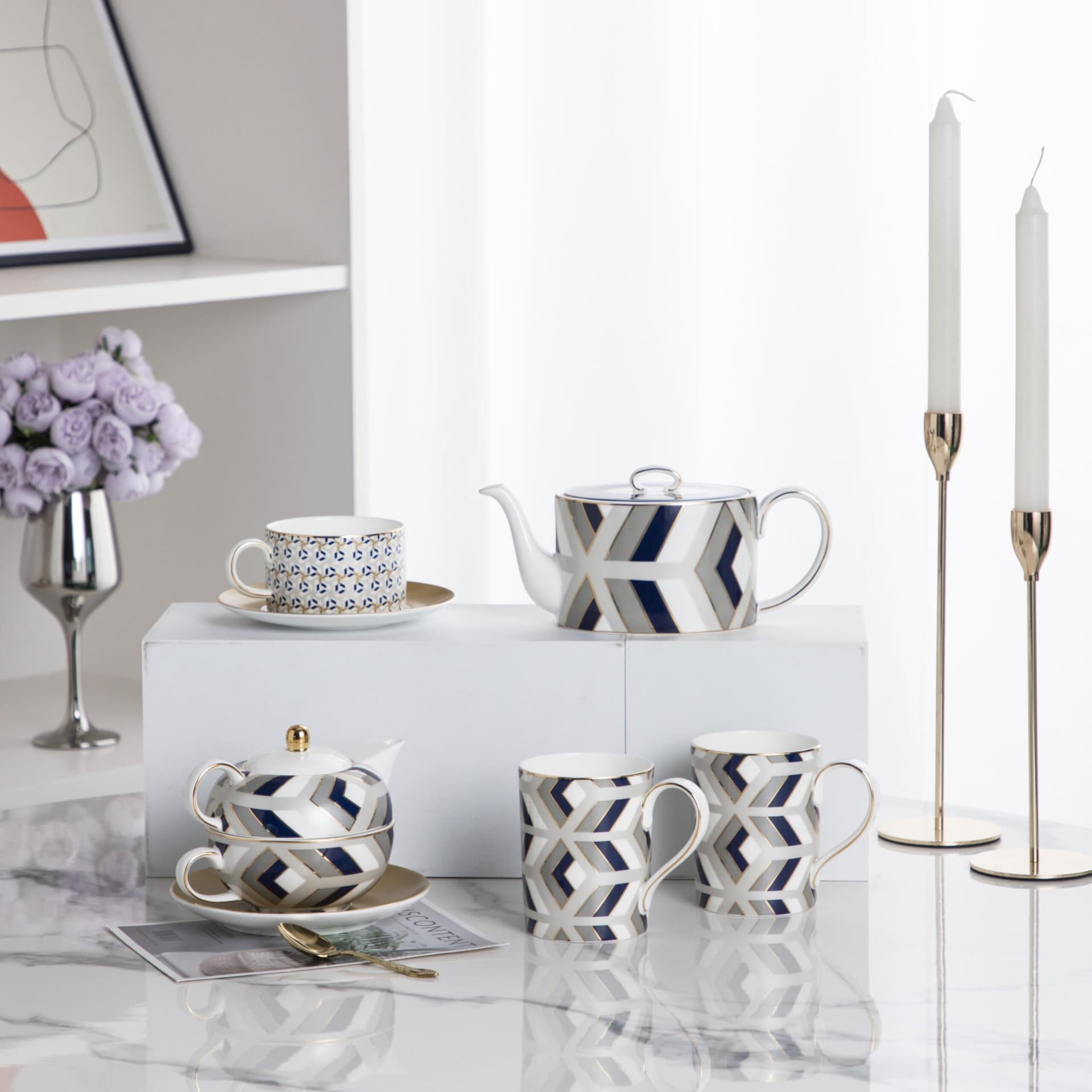Jiallo - The Elegance in Porcelain Tea Service Collection