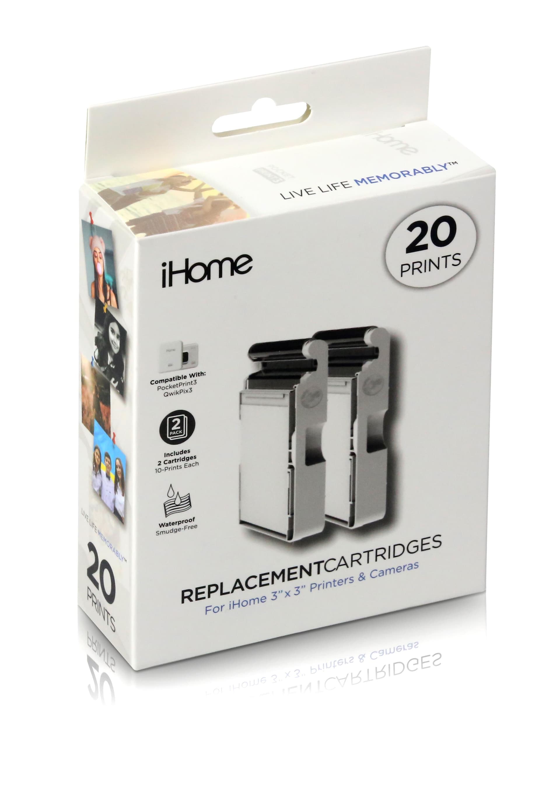 3x3 Replacement Ink & Paper Cartridge
