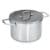 DiNA Helix Recycled 18/10 Stainless Steel 10" Stockpot 7qt. + Glass Lid