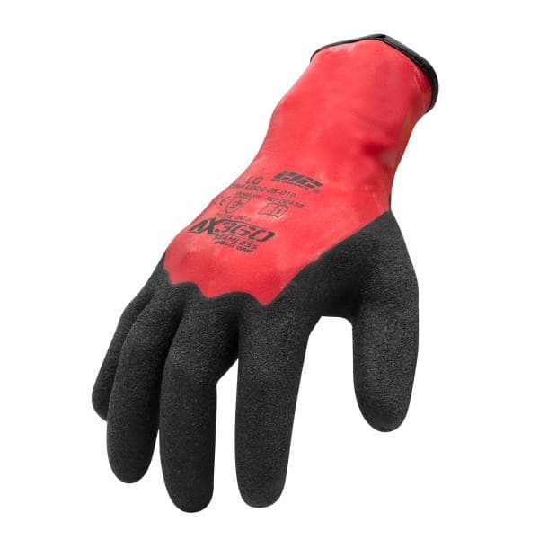 212 Performance AX360 Shield Grip Latex-dipped Gloves, MD (12 pairs included)