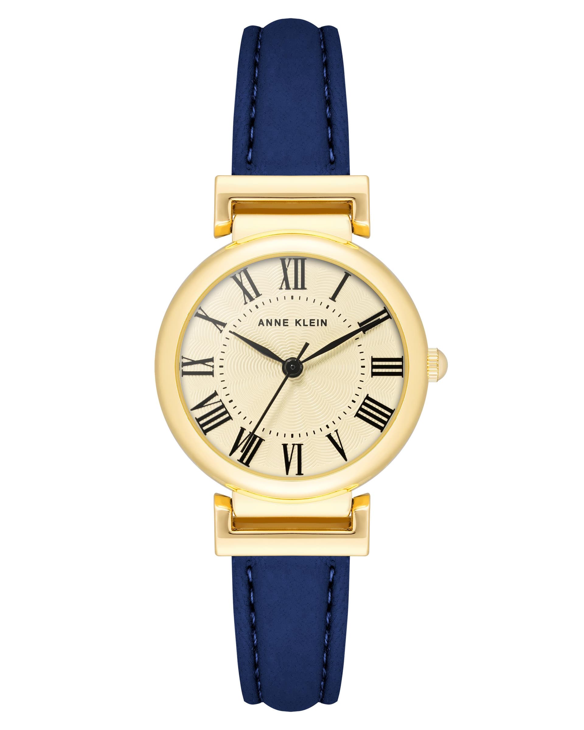 Women's Blue Leather Bracelet Watch
