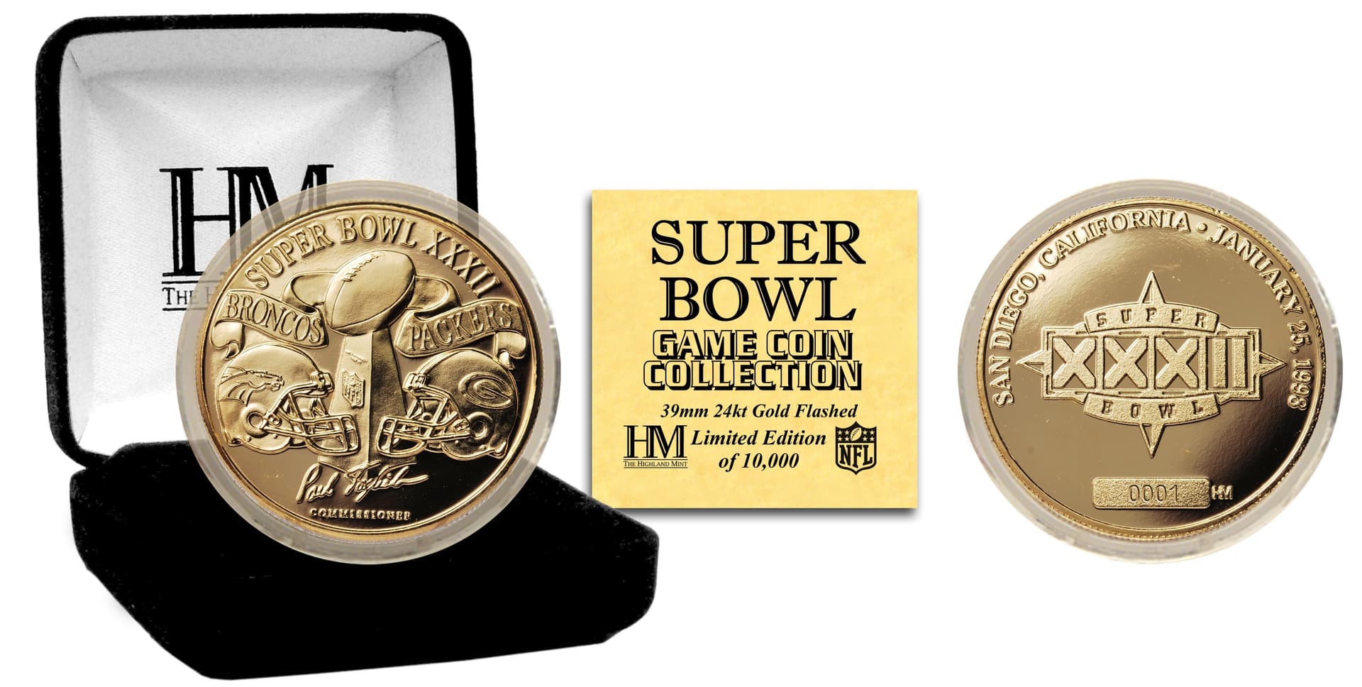Super Bowl XXXII Flip coin