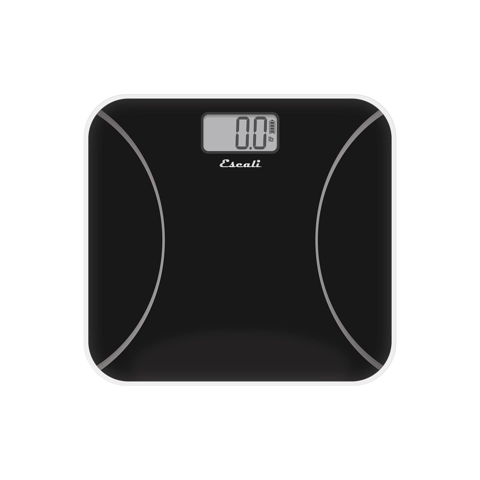 Escali - Kinetic Bathroom Scale, Black