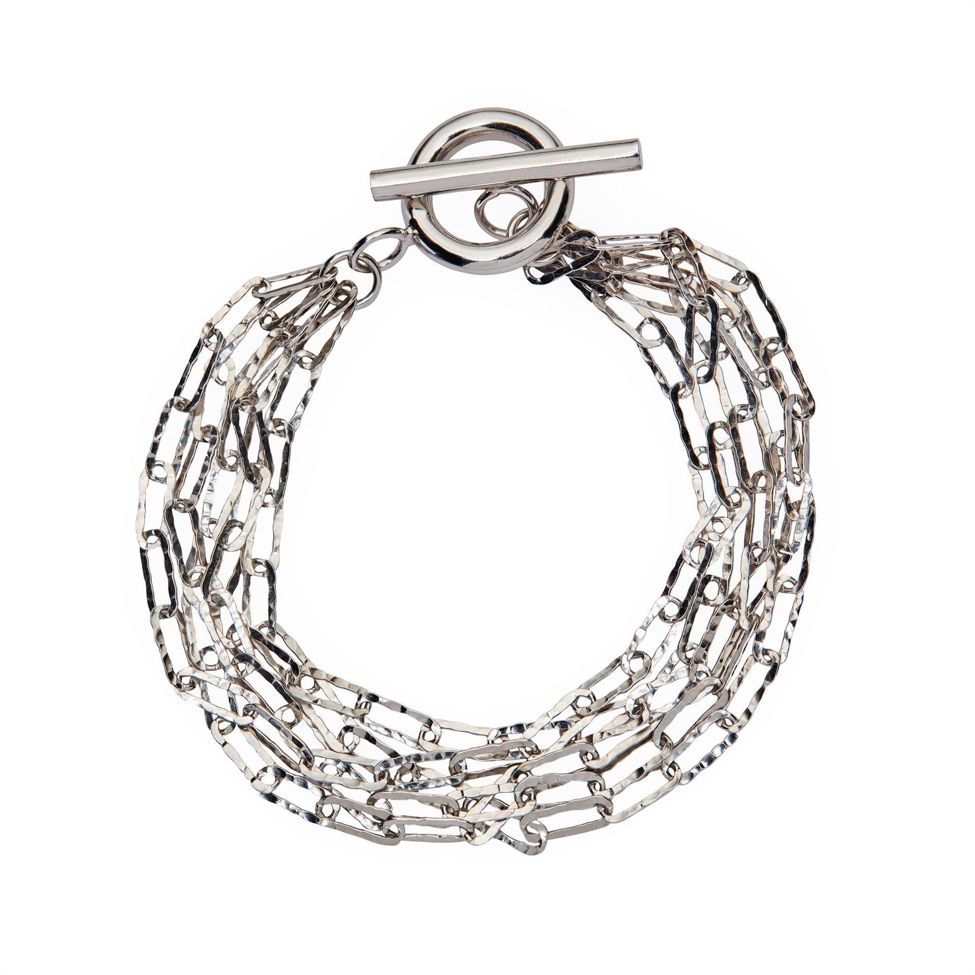 Five Strand Paperclip Bracelet