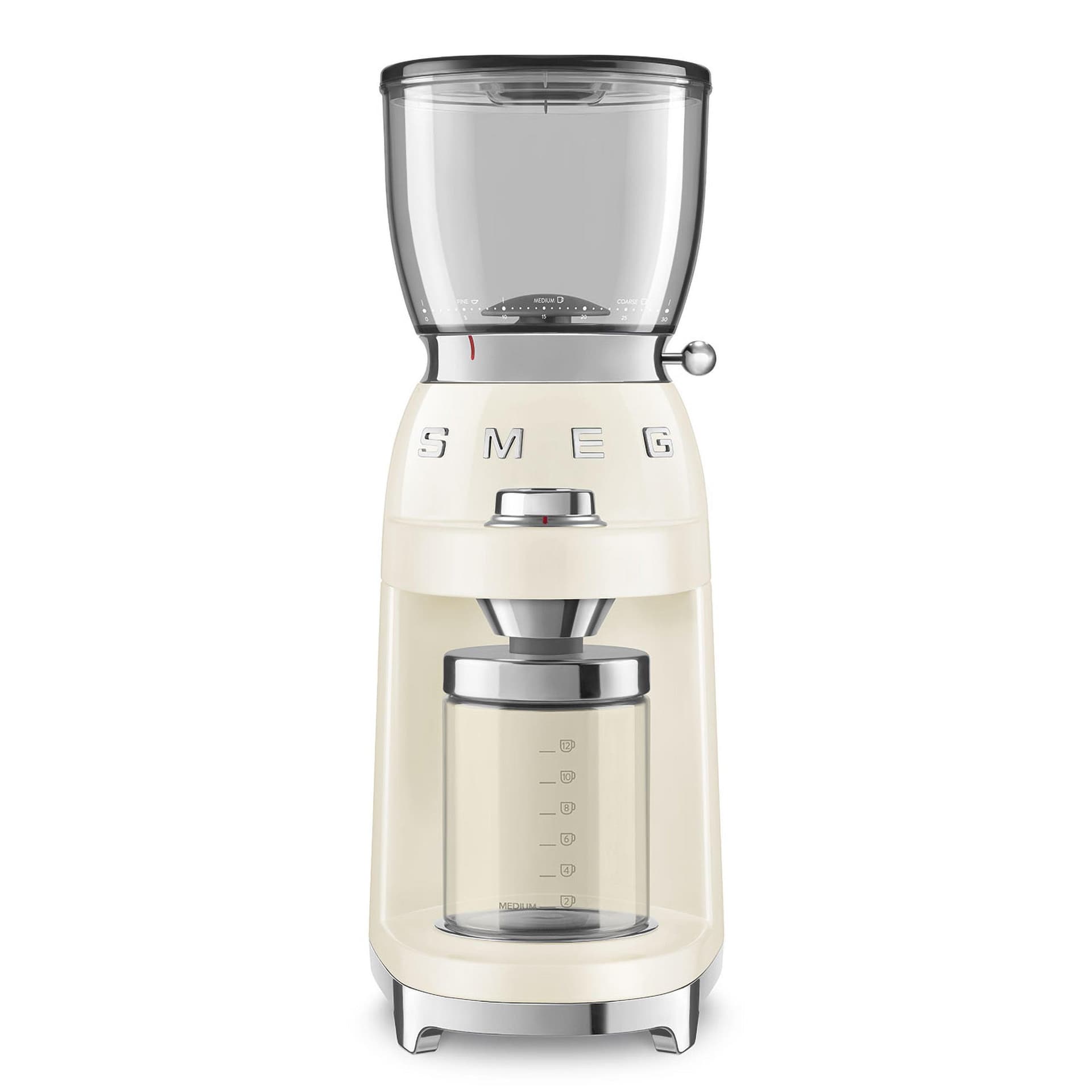 50's Retro-Style Coffee Grinder Cream