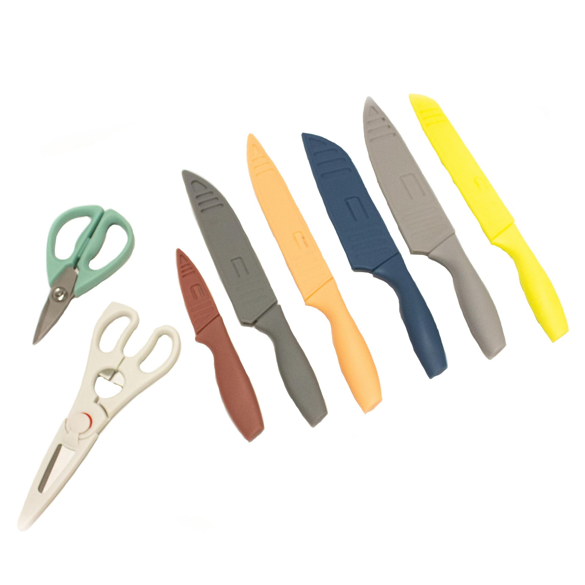 15pc Multicolor Knife Set