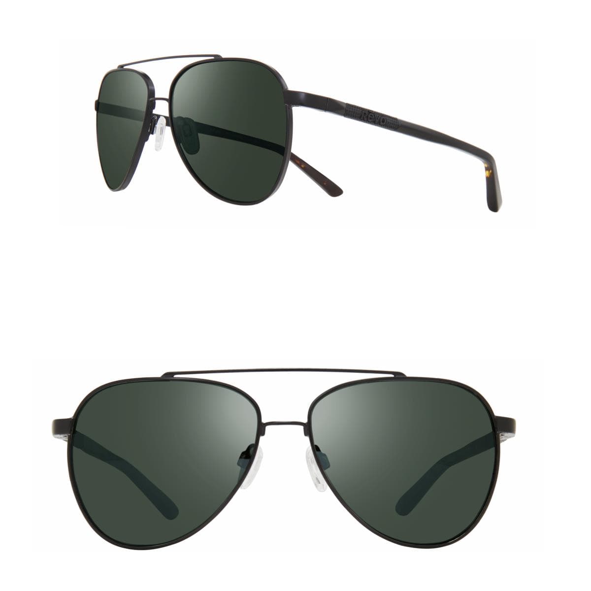 Arthur Crystal Glass Lens Aviator Sunglasses